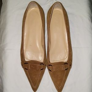 J Crew Flats Women's 8 Tan Suede